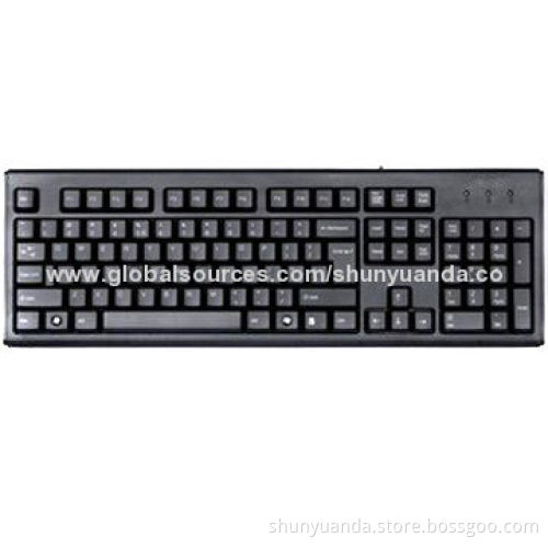 Fashion slim keyboard USB keyboard interface, 104 keys, full-size keyboard layout style